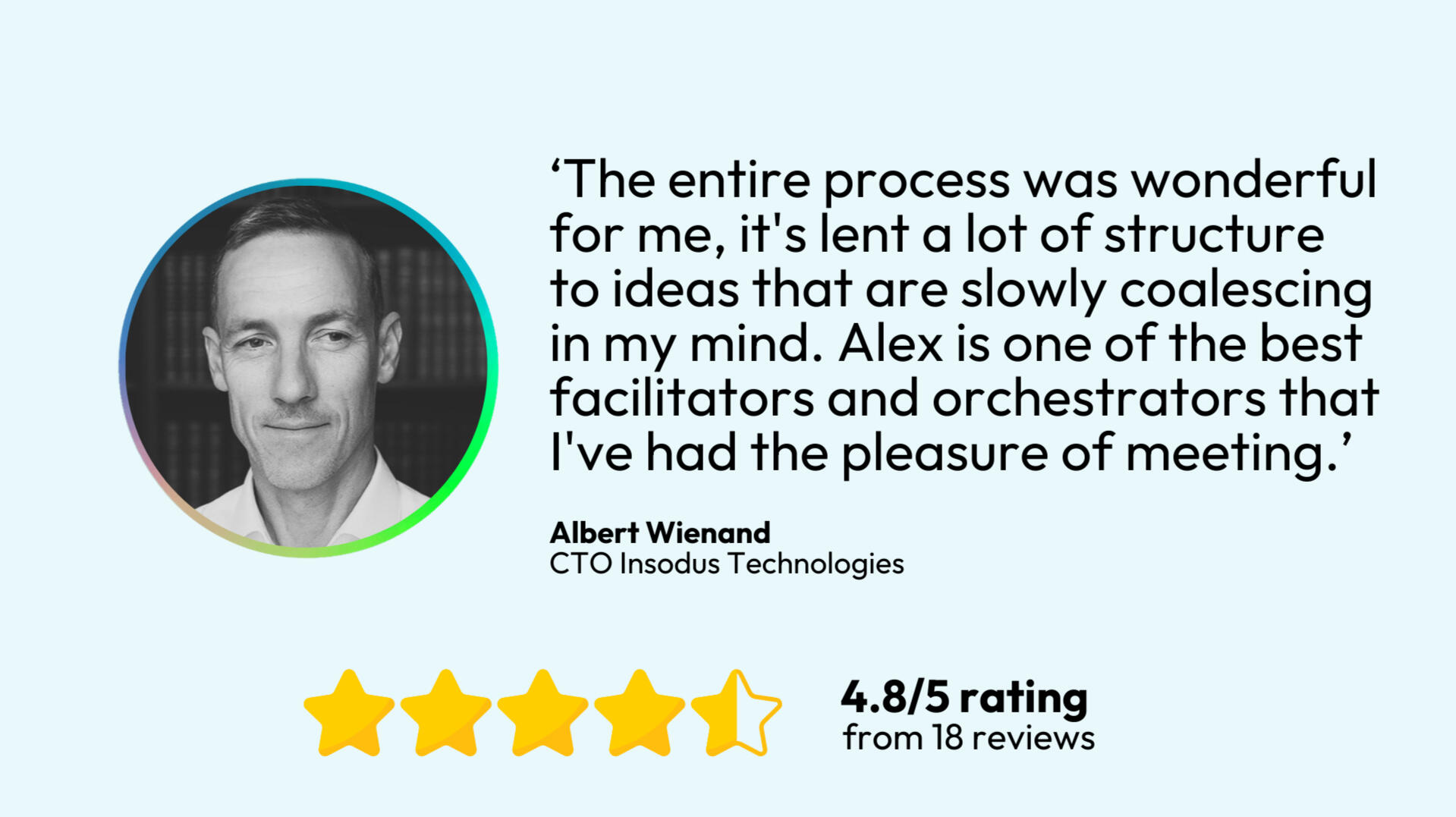 Albert Wienand testimonial
